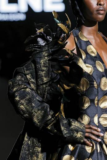 detalle de un vestido Malne